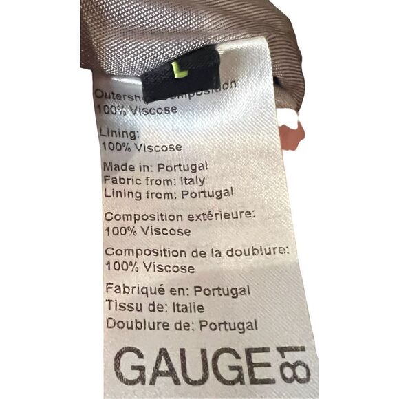 GAUGE81 Naha Metallic  Mini Dress in Metallic Silver NWT Size Large - Picture 12 of 12